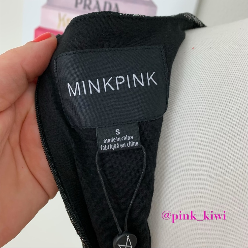 MinkPink Glimmer of Hope Striped Playsuit - Picture 10 of 11